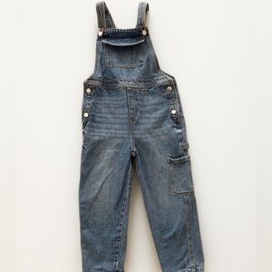 H&M Kids Blue Denim Utility Overalls